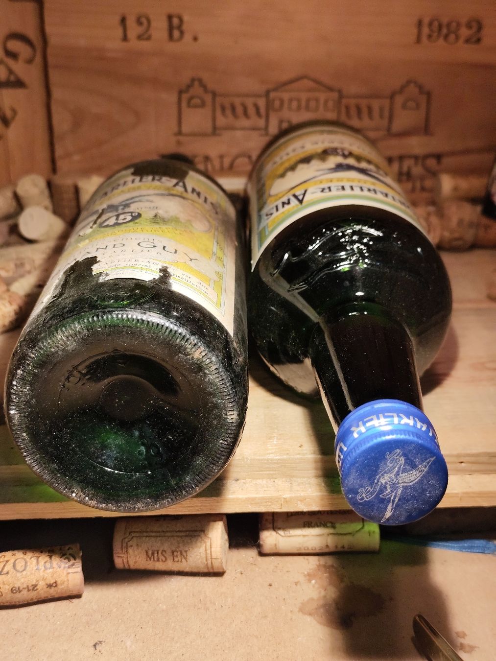 Bevande alcoliche: 2 x 1 Liter Pontarlier-Anis Ponsec 45% – Nuovo (secondo la descrizione) da Büsserach venduto da Vintage-vins 3