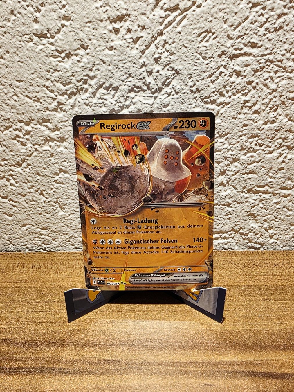 Pokémon Carte collezionabili: Regirock EX 107/217 Erhabene Helden – Nuovo (secondo la descrizione) da Turin (Salins) venduto da Meeelll01