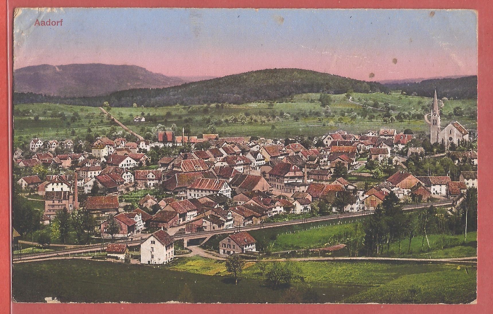 Cartoline postali: Aadorf TG - 1923 – Usato da Fislisbach venduto da Porano