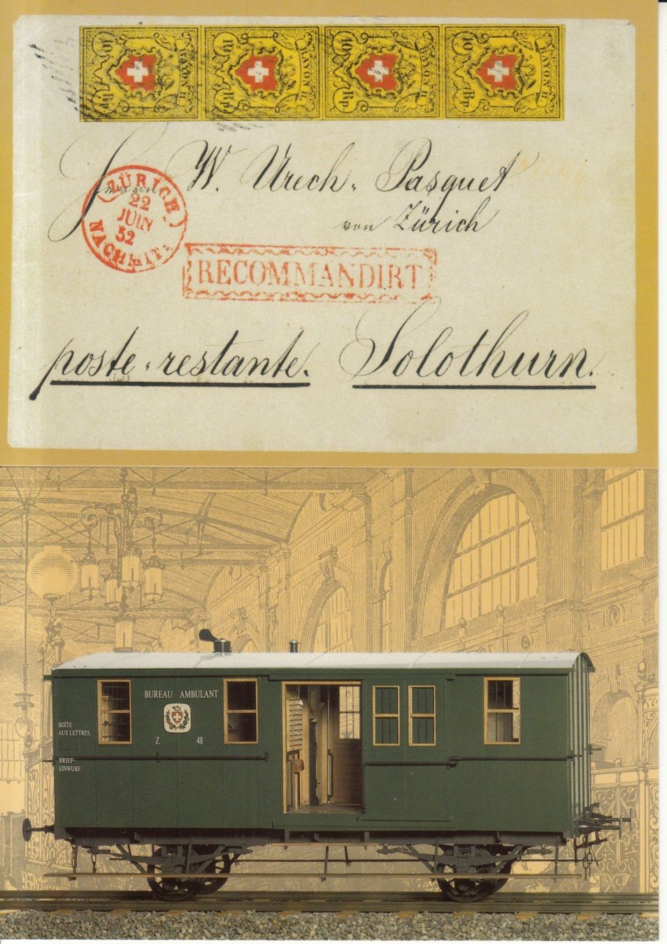 Tutti i francobolli: SGK PK 218 - 220 postfrisch – Usato da Bürglen TG venduto da StampGraf 1