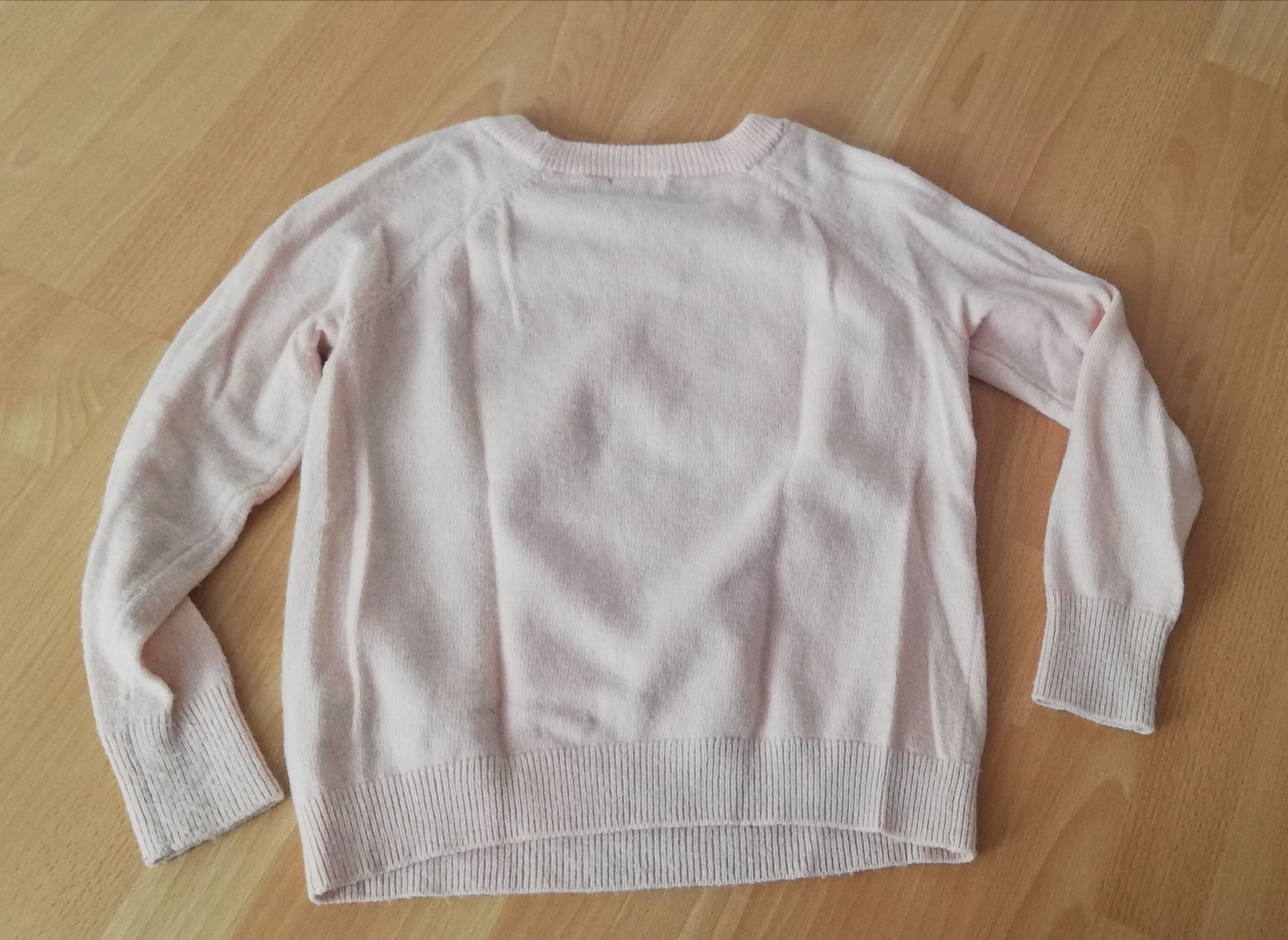 H&M Pullover & Sweatshirts: H&M rosa Pullover mit Herz Pailletten Gr. 36 – Gebraucht aus Hütten von blacktea 1