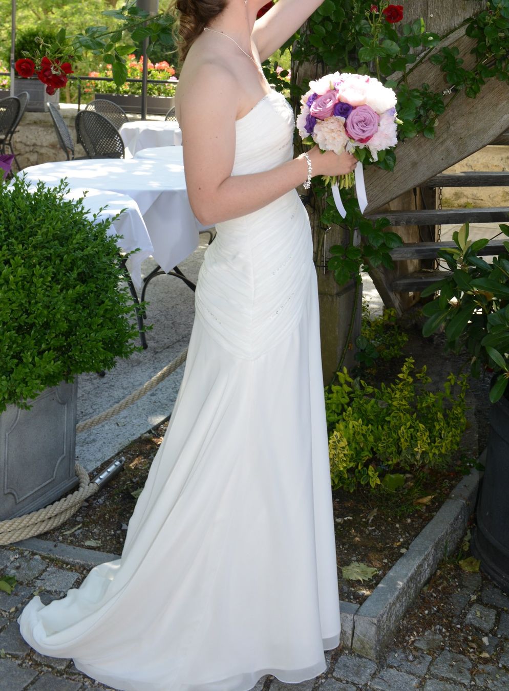 Vestiti: Schönes Hochzeitskleid, Grösse 38 – Usato da Gossau ZH venduto da Phelsuma01 4