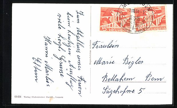 Cartoline postali: Engstlenalp, Hotel Engstlenalp mit Titli – Usato da Berlin venduto da bartko-reher 1