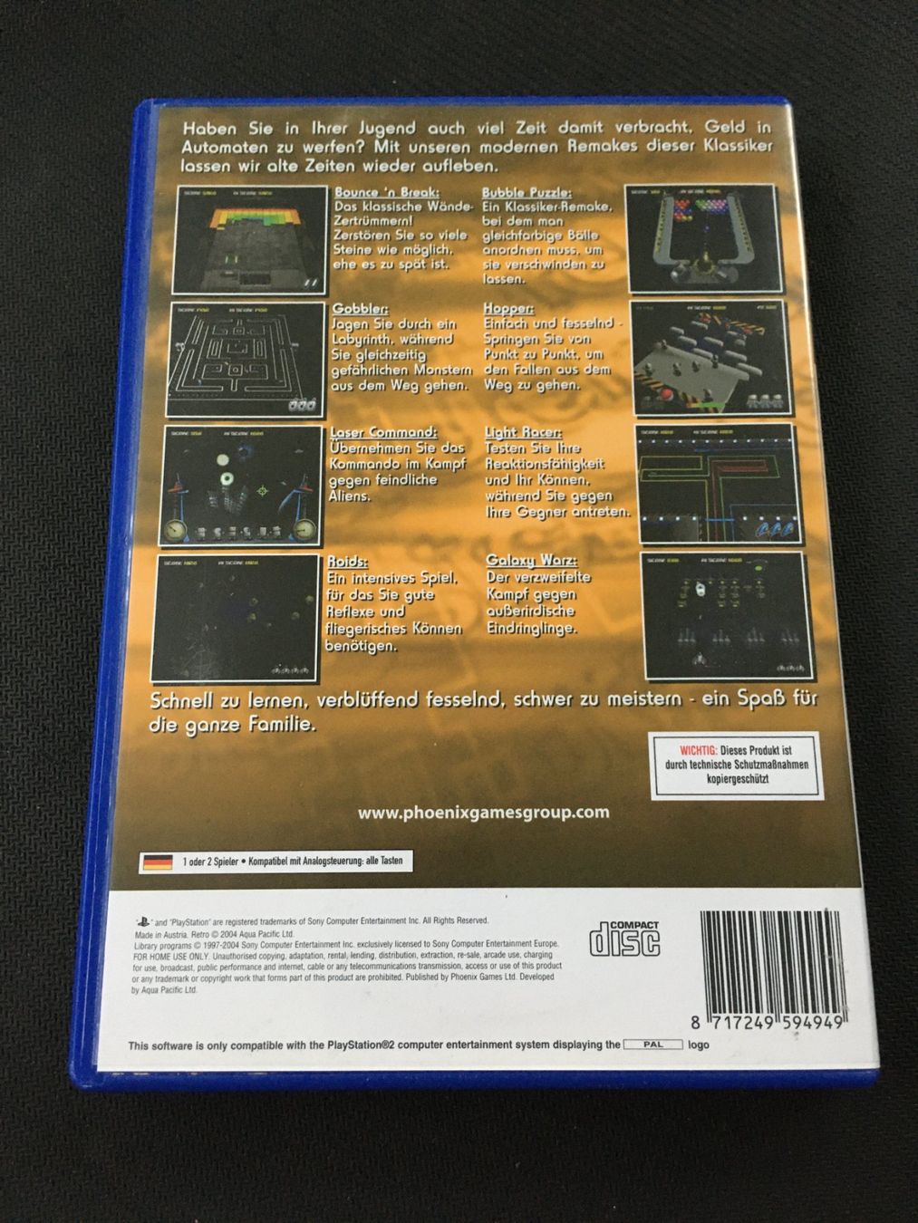 Sony Giochi: Retro 8 arcade classics - Playstation 2 / PS2 – Usato da St.Gallen venduto da sjosjo 1