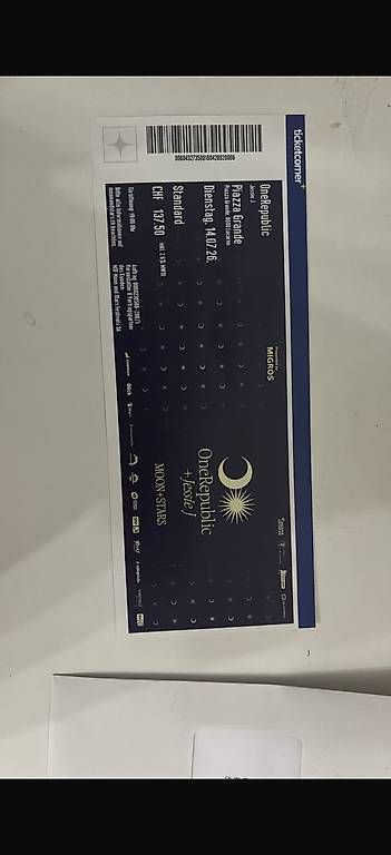 Biglietti: Moon & Stars Ticket – Usato da Menznau venduto da 74secondstomars 1