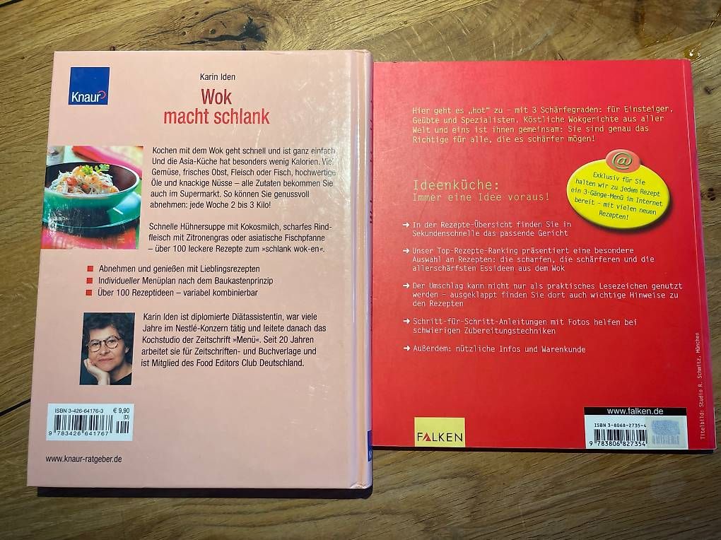 Bücher: Zwei Kochbücher kochen mit dem Wok – Gebraucht aus Scharans von csp_sbl5 1