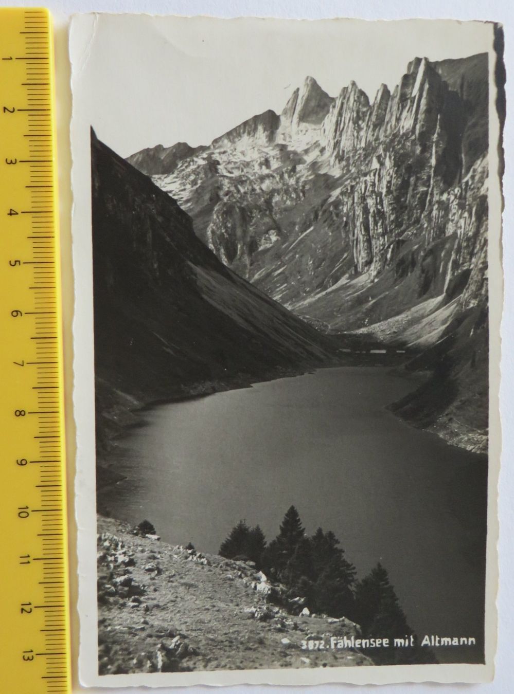 Cartoline postali: ALTE ANSICHTSKARTE, 3872 FÄHLENSEE MIT ALTMANN, 1923 – Usato da Neuhausen am Rheinfall venduto da Arielle55