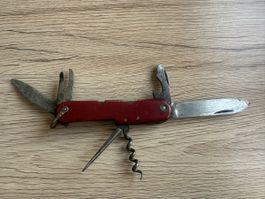Altes Taschenmesser Mehrzweckmesser rot