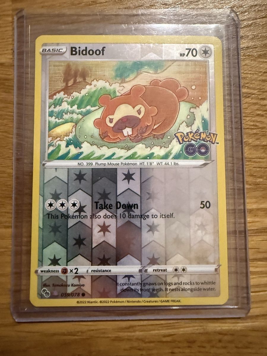 Pokémon Sammelbilder & Trading cards: Bidoof 59/78 – Gebraucht aus Amriswil von sim_nlb6