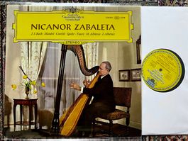 Harfenist Nicanor Zabaleta Bach Händel Corelli tulip DGG LP