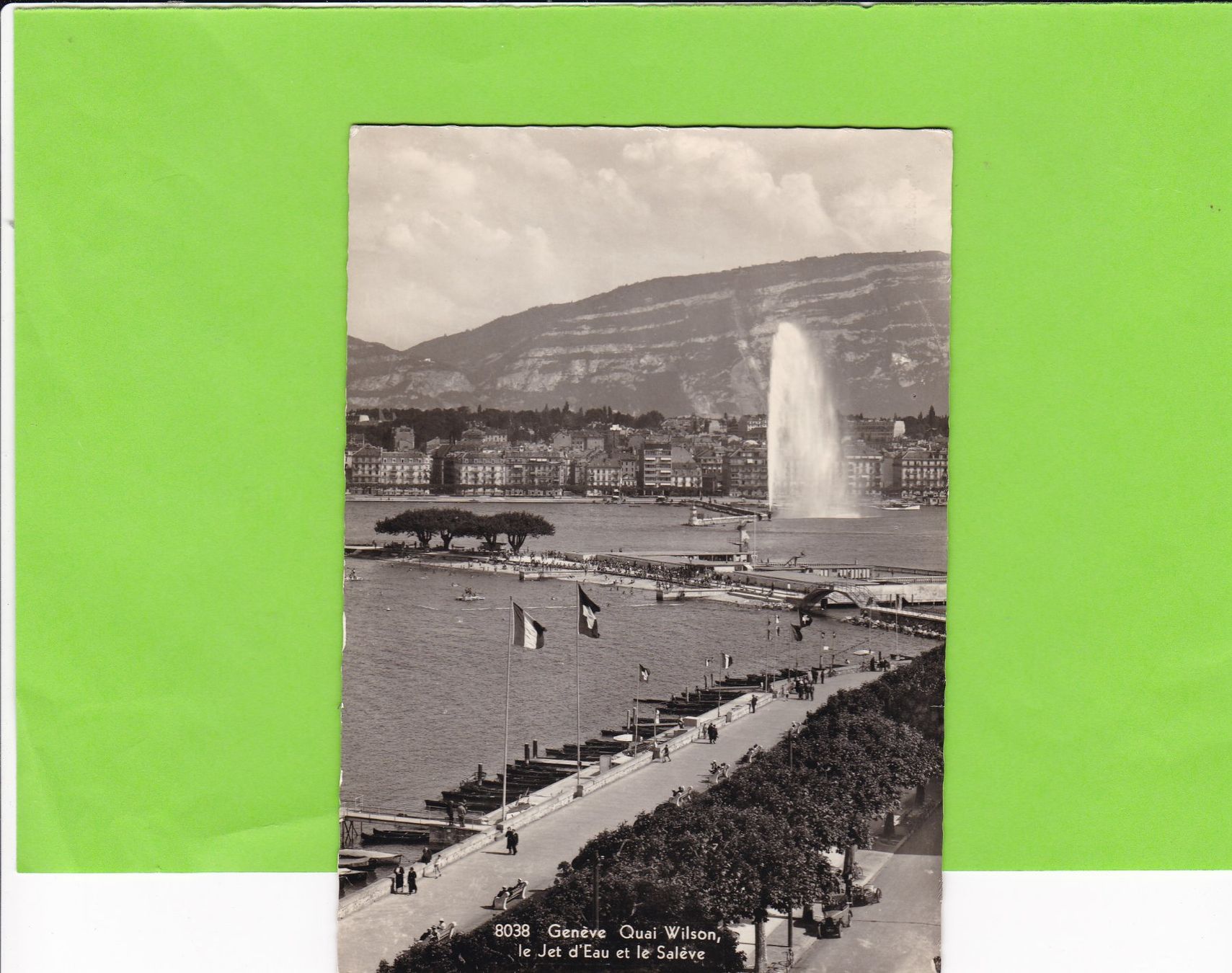 Cartoline postali: Genève-Quai Willson – Usato da St. Peterzell venduto da neckertal