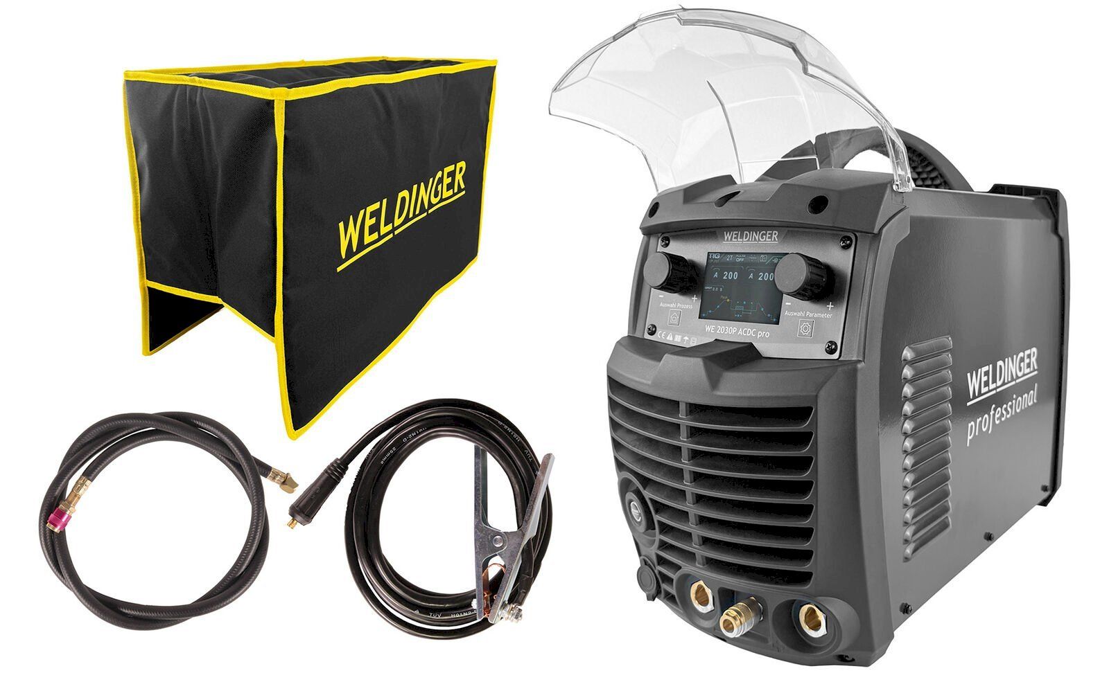 Saldatori: WELDINGER WE 2030P AC/DC pro digital WIG – Nuovo e nell'imballaggio originale da Bottighofen venduto da zaap