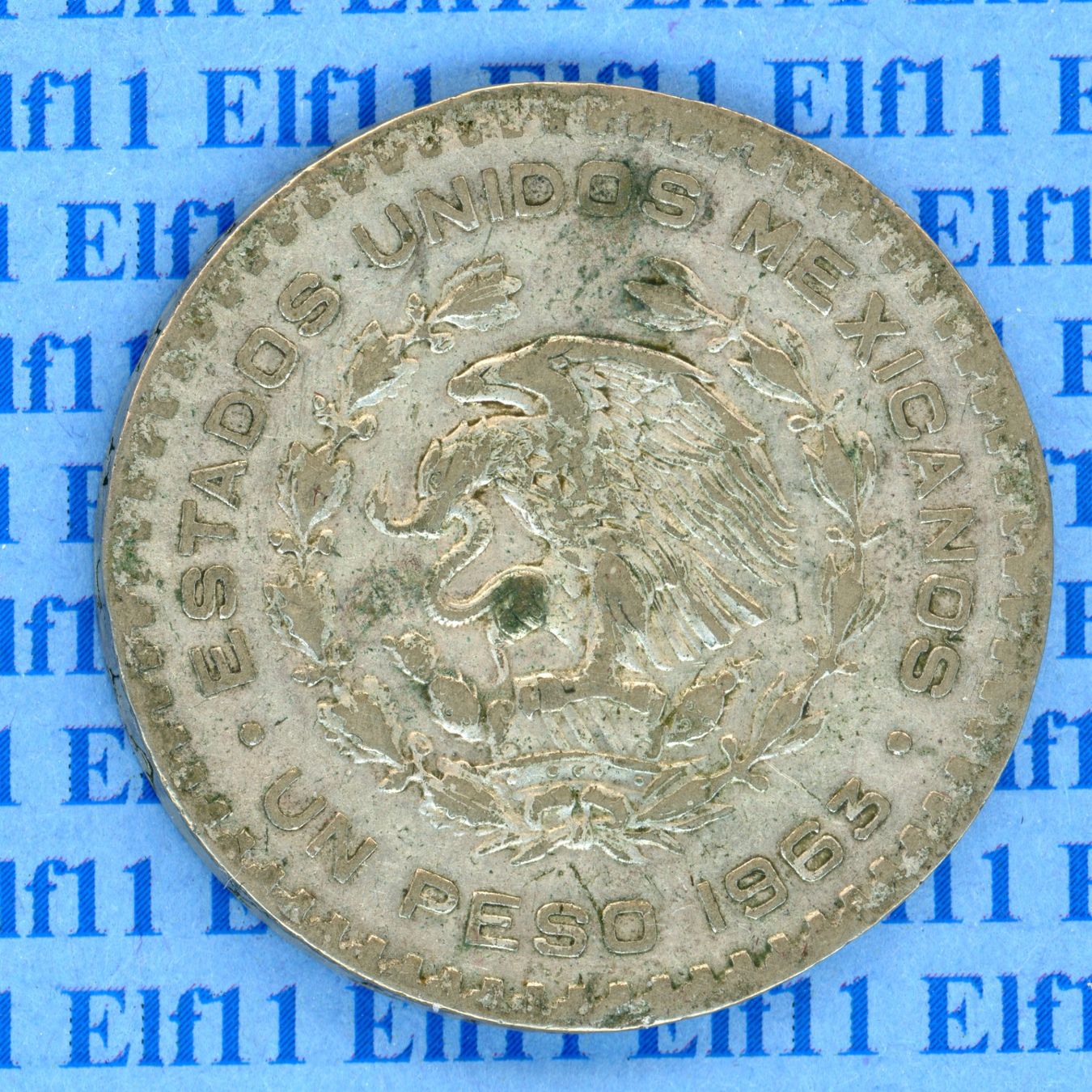 Tutti le monete: MXP___1.00 1963 ss 1 Peso – Usato da Widnau venduto da Elf11