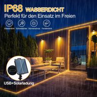 Solar LED Lichterkette 20m