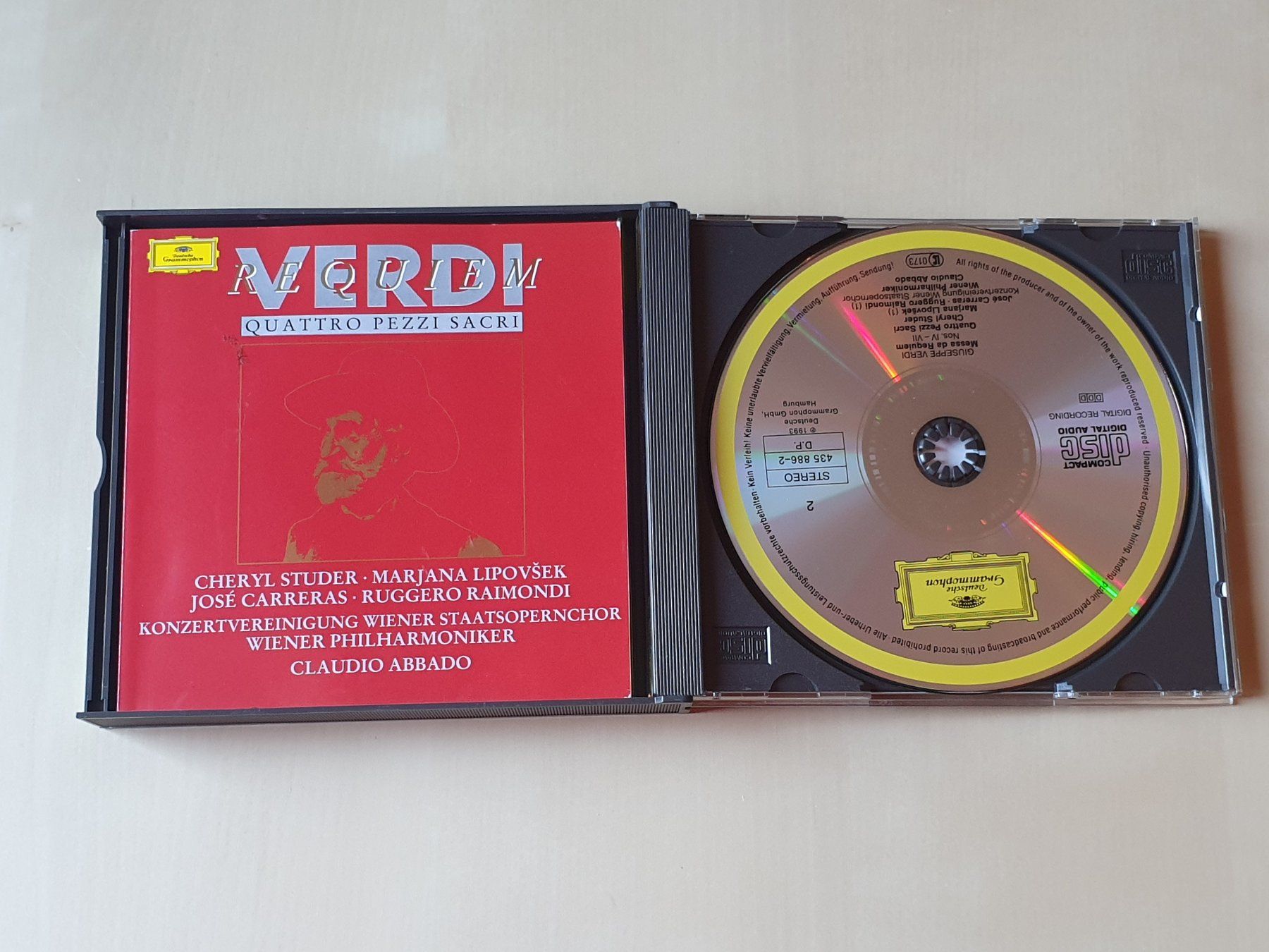 CD: Verdi Requiem Quattro Pezzi Sacri – Usato da Stansstad venduto da collectorsshop 2