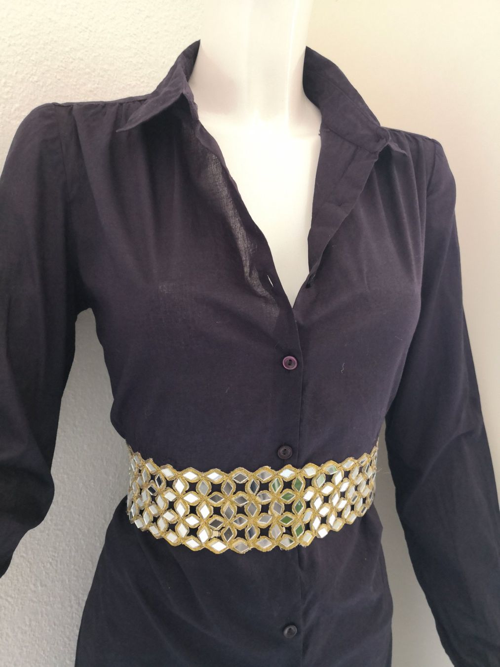 Mango Camicette: 🤩MANGO BAUMWOLL-BLUSE VIOLET MIT NÄHTE – Nuovo (secondo la descrizione) da Olten venduto da Naja-Twins-Twins 6