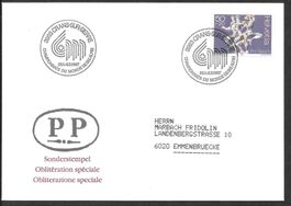 Sonderbrief S. 1281 Ski WM Crans-sur-Sierre 25.1.-8.2.1987