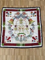 Hermès Paris Panache et Fantaisie Horse Silk Scarf 90cm