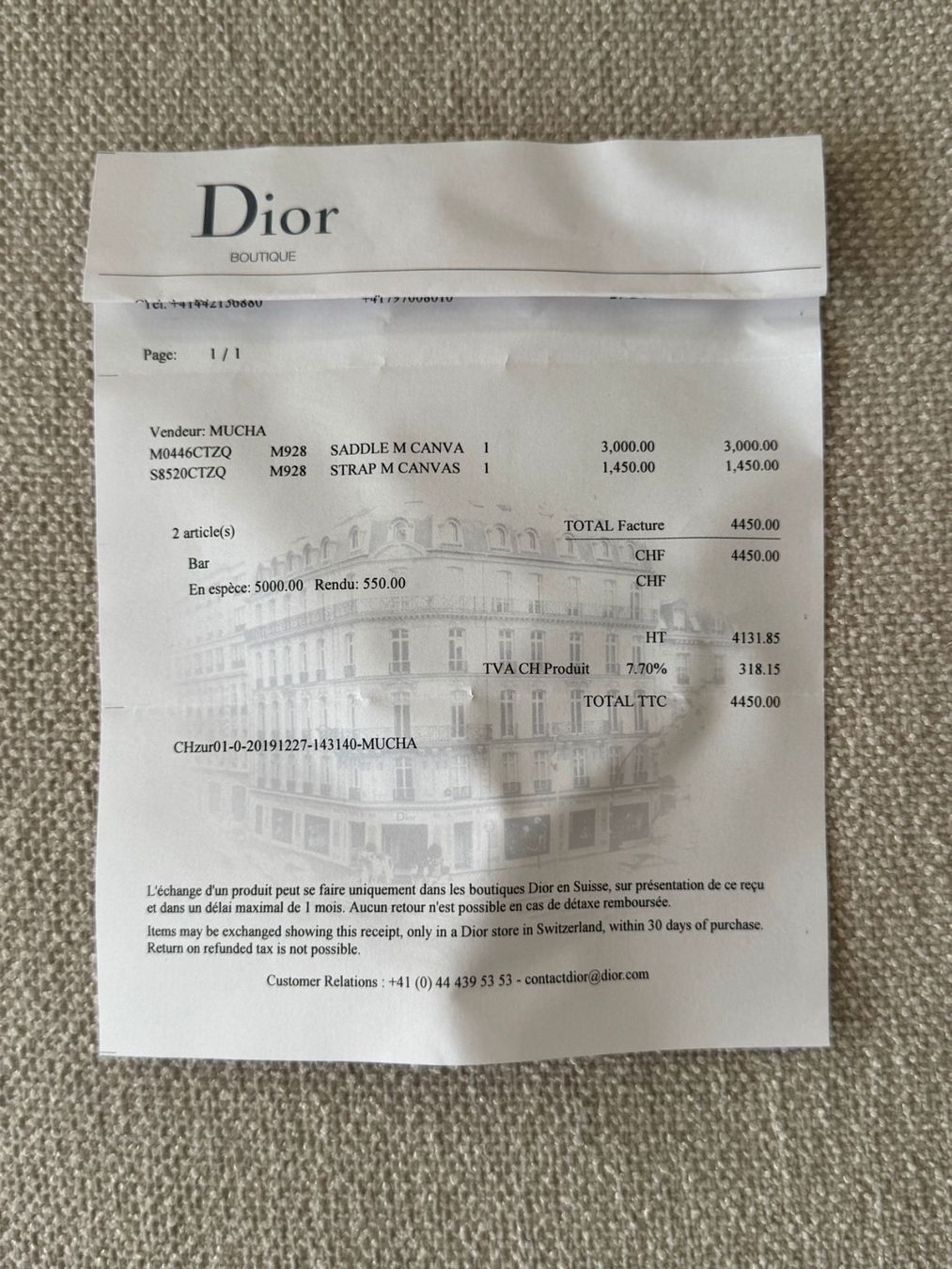 Dior Borse da donna: Dior Saddle Bag – Usato da Männedorf venduto da Vechat 7