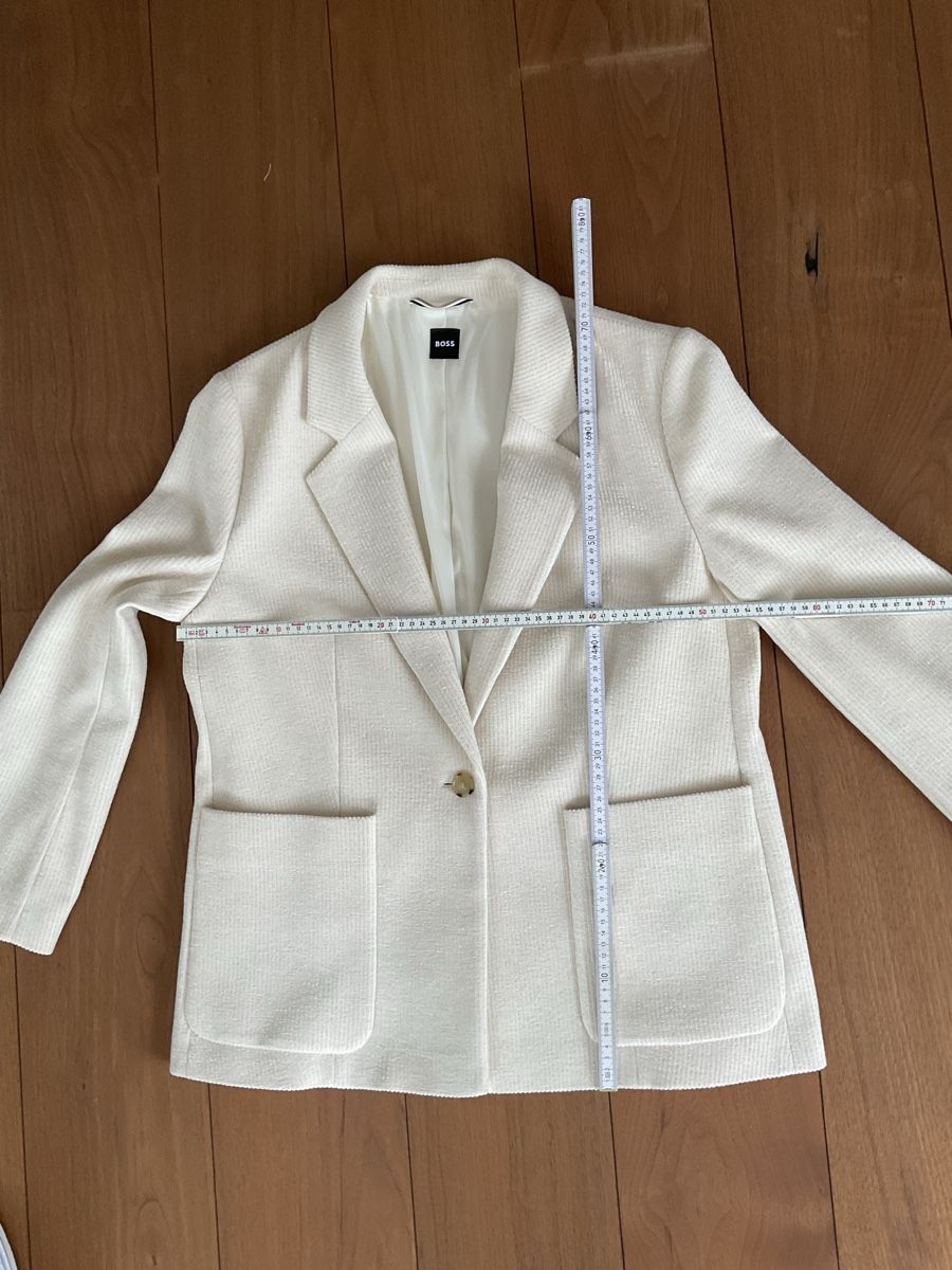Hugo Boss Giacche: Boss Damen Blazer, Offwhite, Gr. 42 – Nuovo (secondo la descrizione) da Buchs ZH venduto da Automatic007 5
