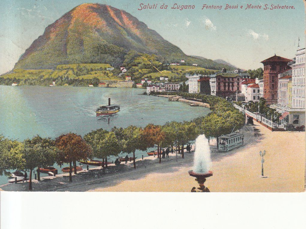 Cartoline postali: Lugano ca. 1910 – Usato da Bürglen TG venduto da StampGraf