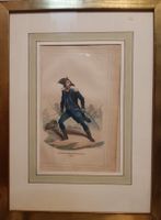 litho militaire officier infanterie
