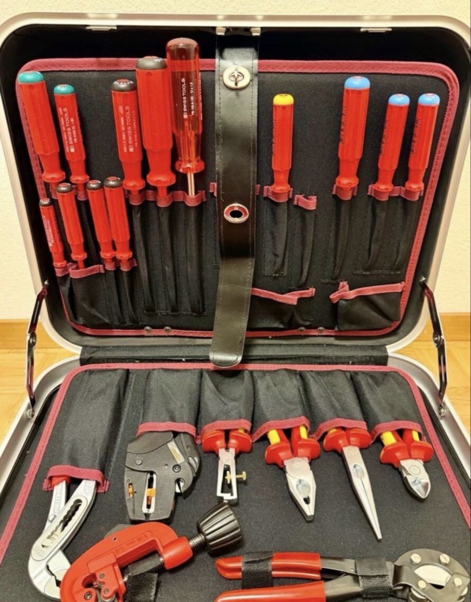 Tutti gli attrezzi: Elektriker Werkzeugkoffer BL Monteur – Nuovo e nell'imballaggio originale da Aarau venduto da rod_29kj 1