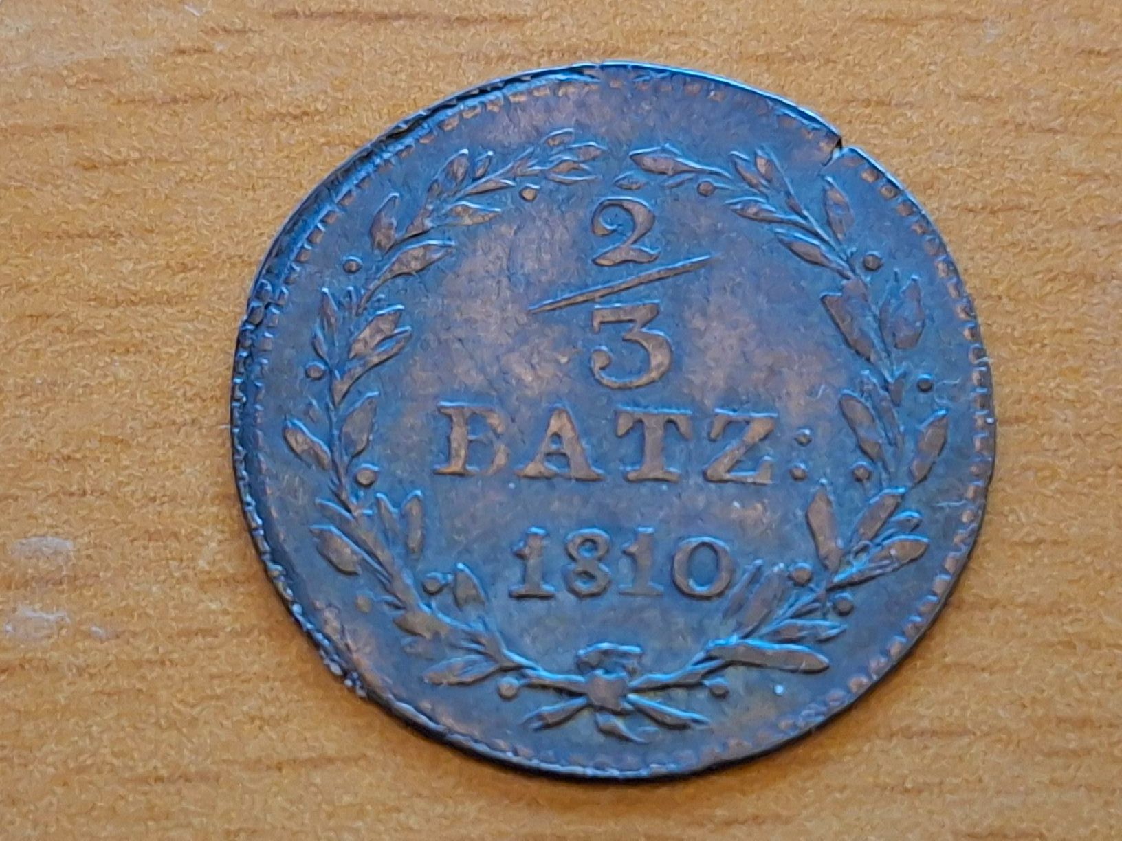 Tutti le monete: Schwyz 2/3 Batz 1810 ++ – Usato da Pfungen venduto da Aguti77 1