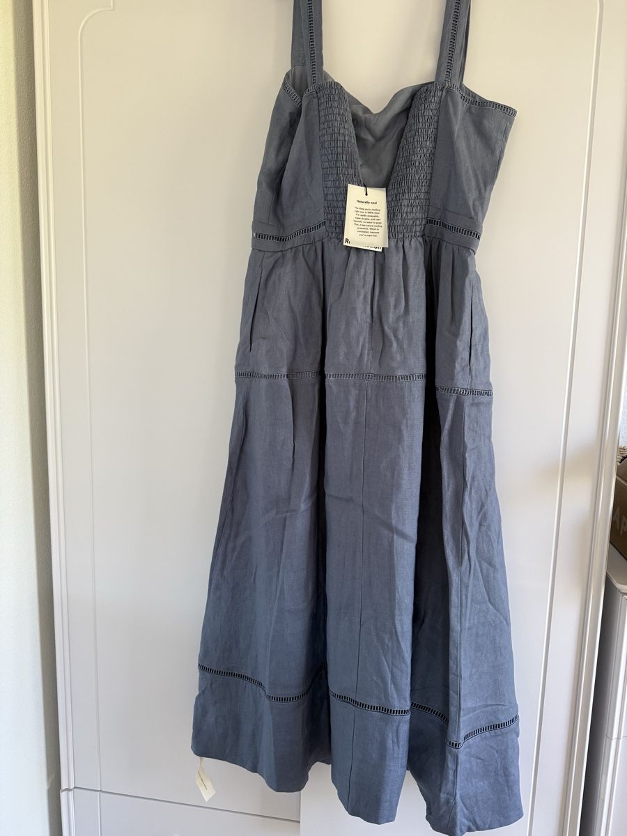 Reformation Vestiti: Reformation Everett Linen Dress New – Nuovo e nell'imballaggio originale da Zürich venduto da cha_pk9g 4