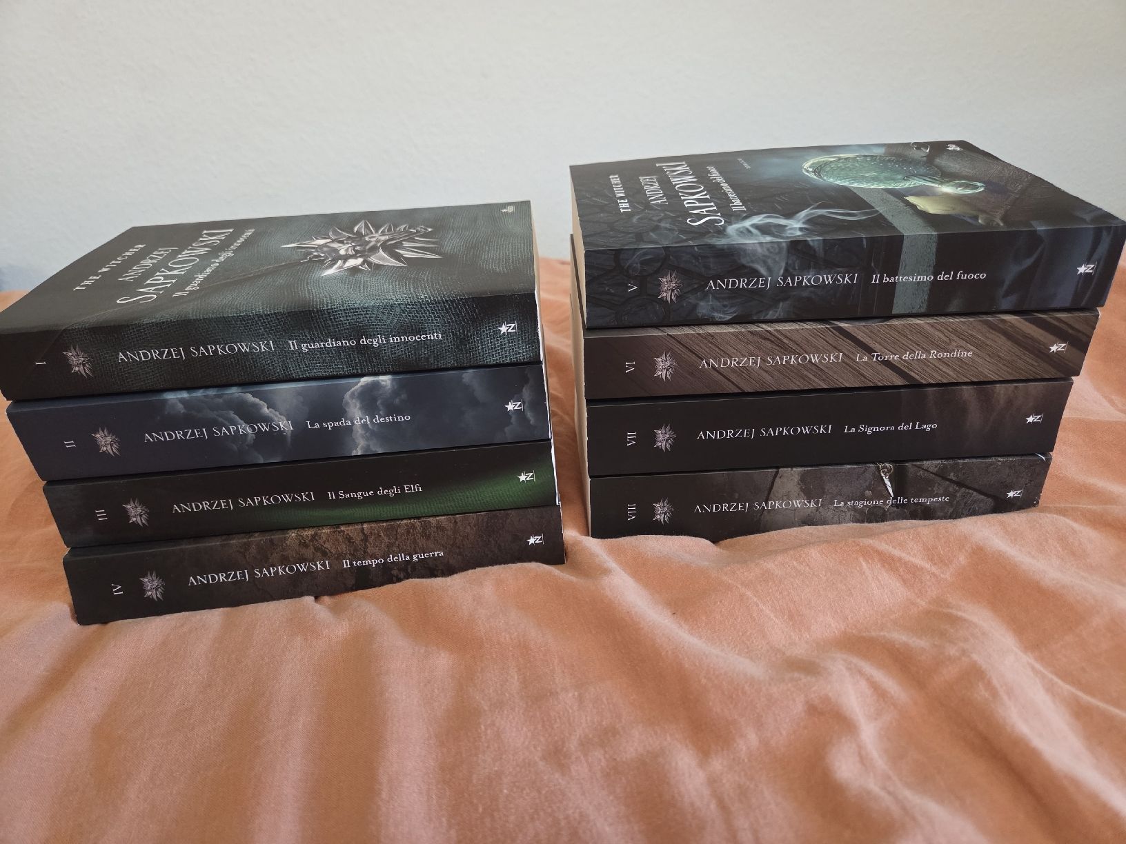 Bücher: The Witcher Andrzej Sapkowski saga completa – Gebraucht aus Nyon von direwolf97 2