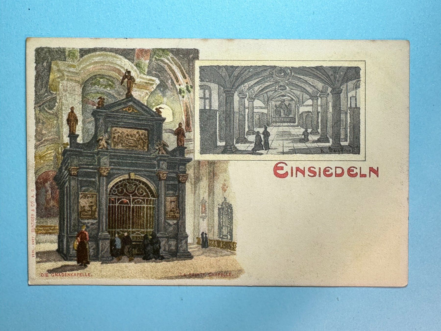 Cartoline postali: Einsiedeln – Usato da Steg VS venduto da danwer74