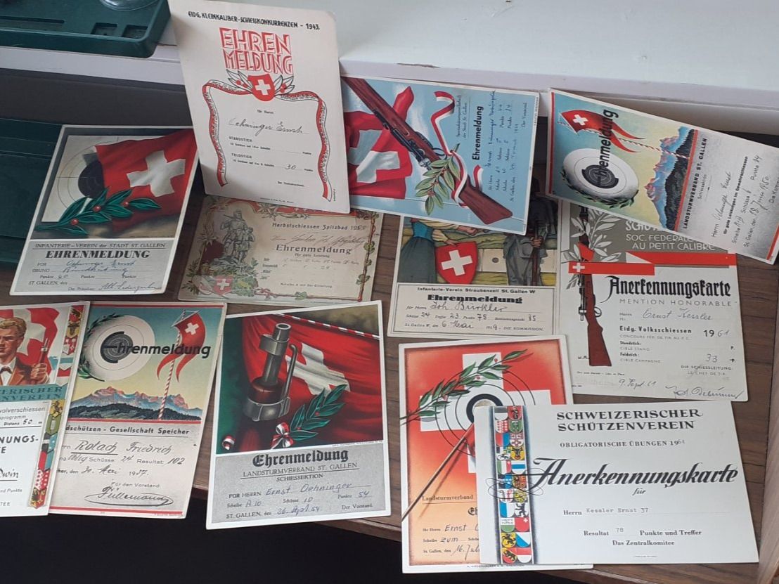 Cartoline postali: Ehrenmeldungen Lot – Usato da Mörschwil venduto da lindaswunderkiste 1