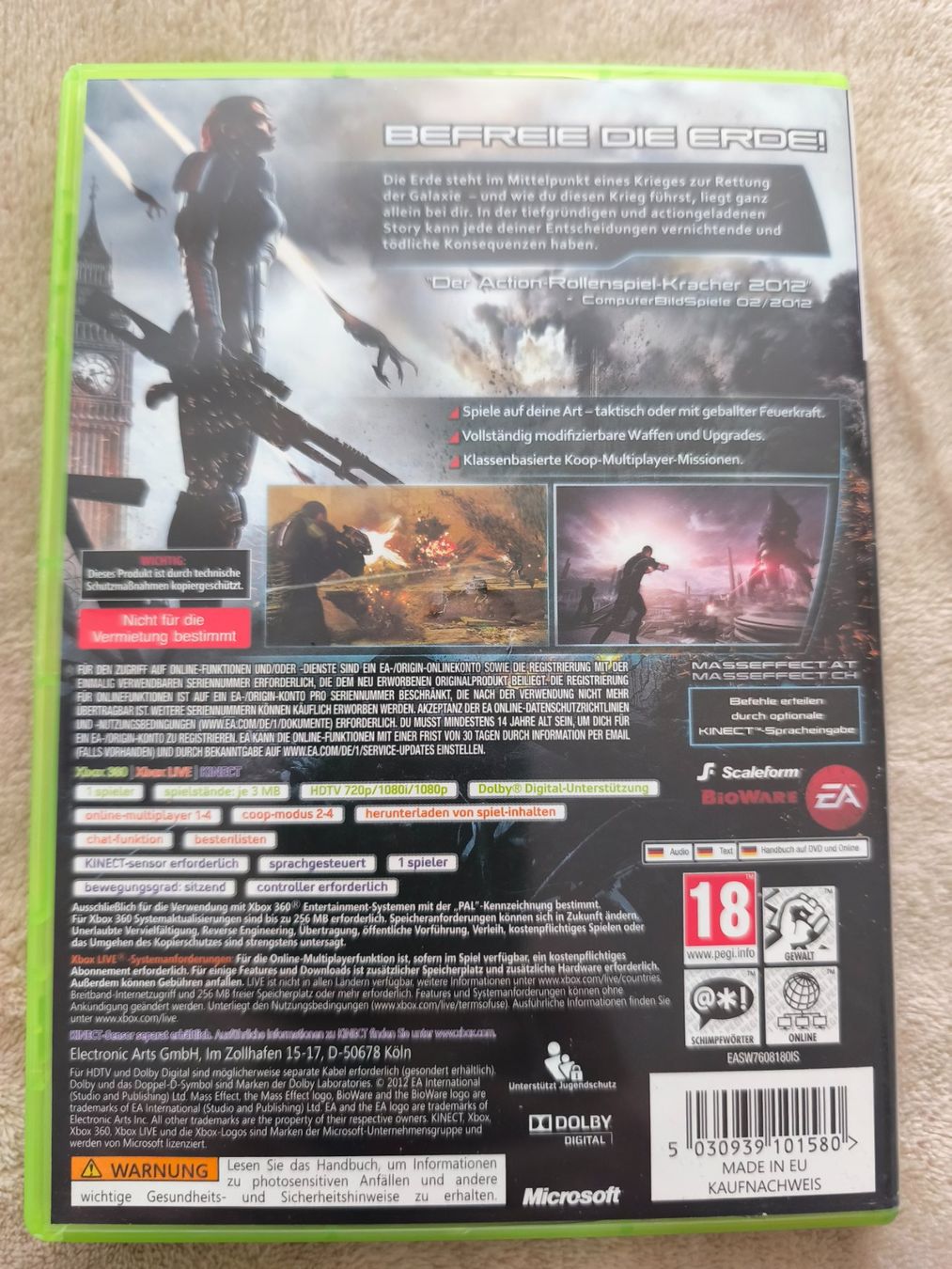 Microsoft Giochi: MASS EFFECT 3 XBOX 360 PAL – Usato da Winterthur venduto da Dr.Pepper01 1