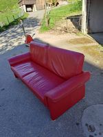 Ledersofa, gebraucht