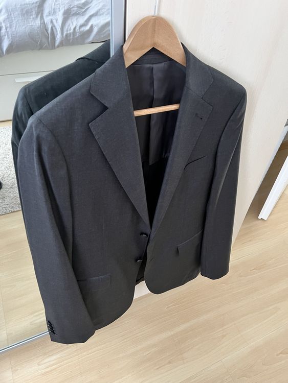T2206-1700-58 Silber Herren Pailletten Anzug Jacket Produktbild-Vorschau 2