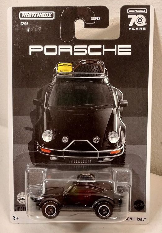Matchbox Porsche 911 Rally – Bronze, Modellauto 7/12, Detailgetreu & Sammelbar