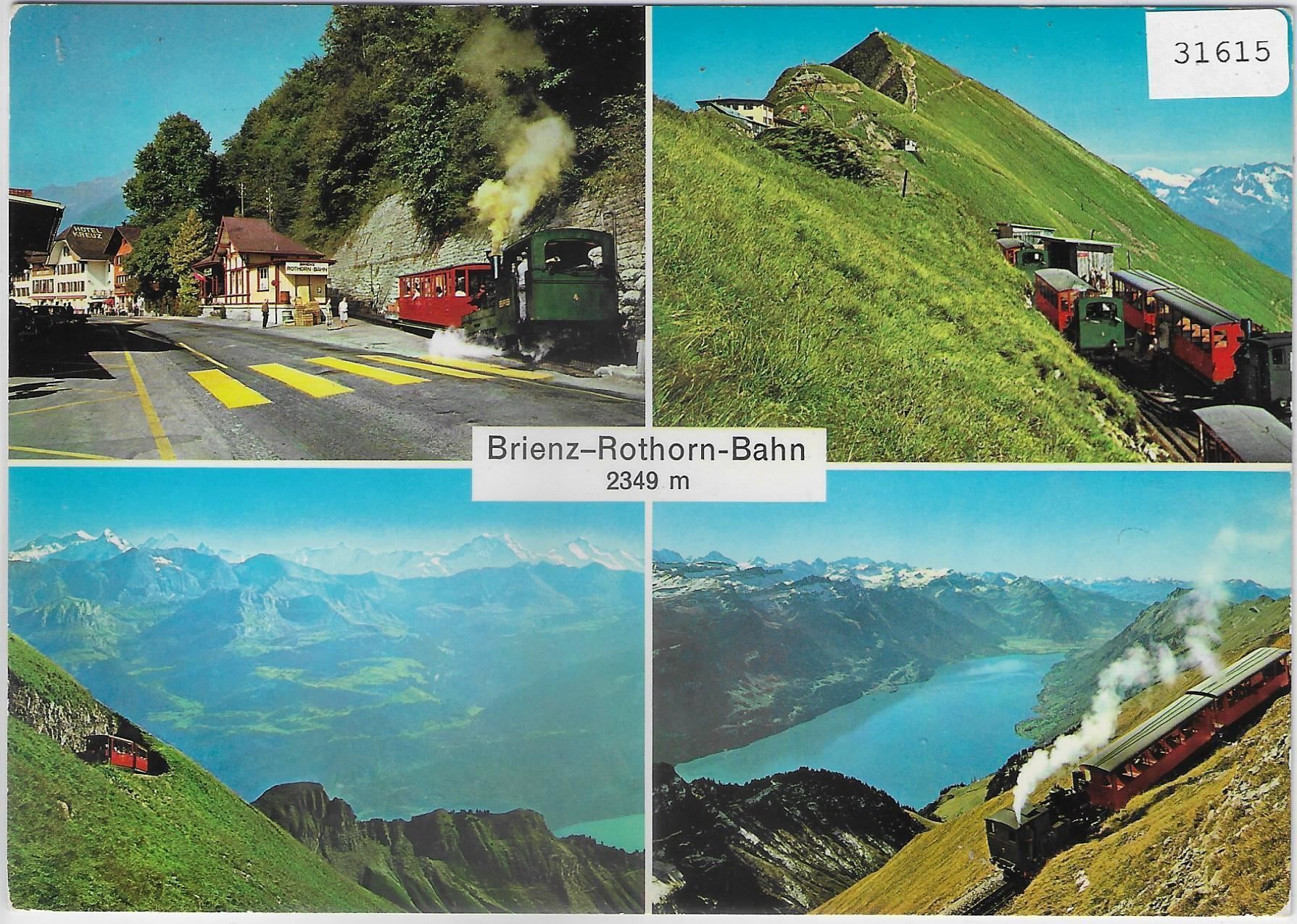 Cartes postales: Brienz-Rothorn-Bahn - Multiview – D'occasion à Ettingen par Kartenplanet