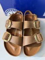Sandales Birkenstock Milano Big Buckle Taille 38 cognac