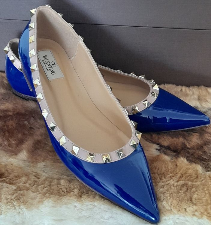 Escarpins Valentino Garavani Occasion - Taille 38 (US 8), Marron Cuir, Talon Haut