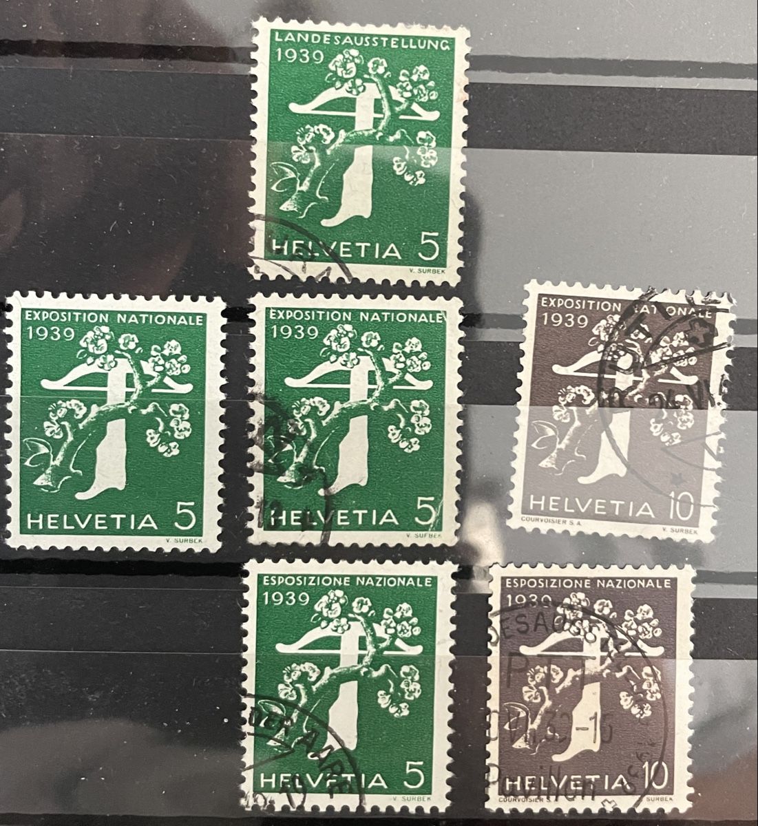 Tutti i francobolli: Rollenmarken Landi 1939 mit Kontrollnummer – Usato da Zug venduto da gip41 1