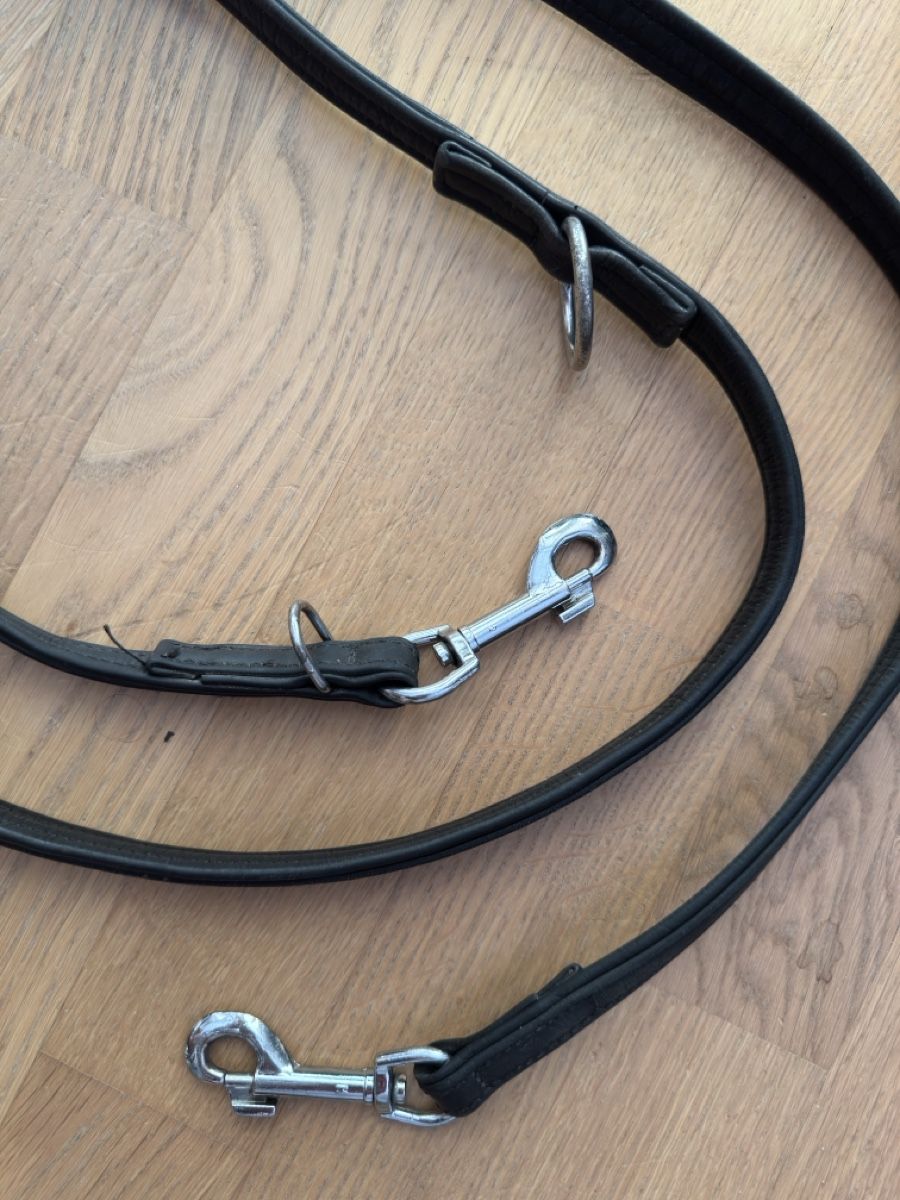 Leine & Halsband: Hundeleine schwarz Leder – Gebraucht aus Muri AG von ailube 1