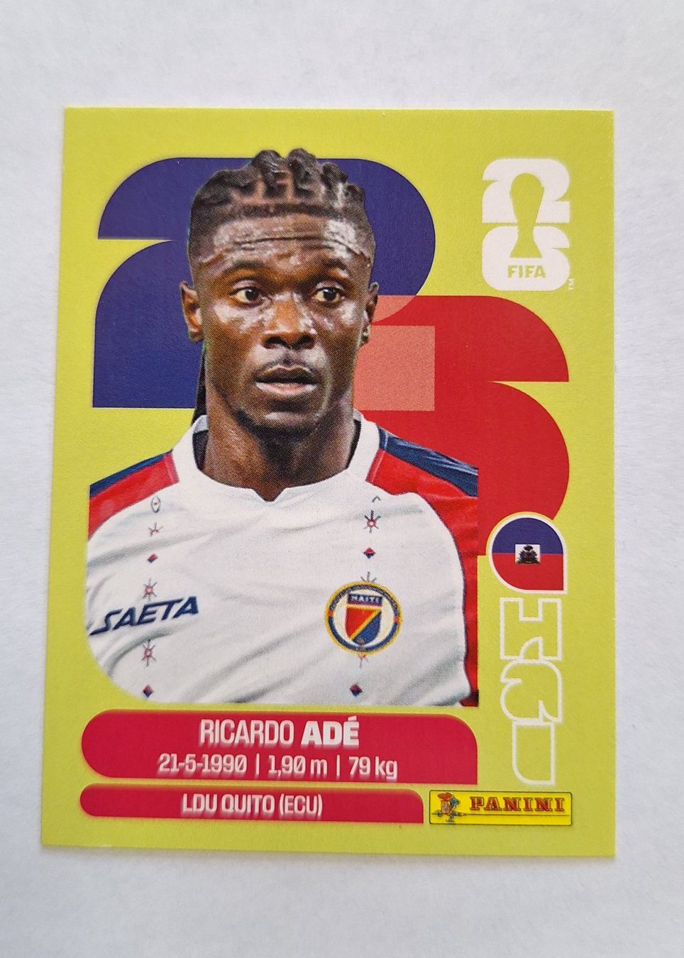 Panini Sammelbilder & Trading cards: Panini Ricardo Adé HAI 6 – Neu (gemäss Beschreibung) aus Romanens von Crocette