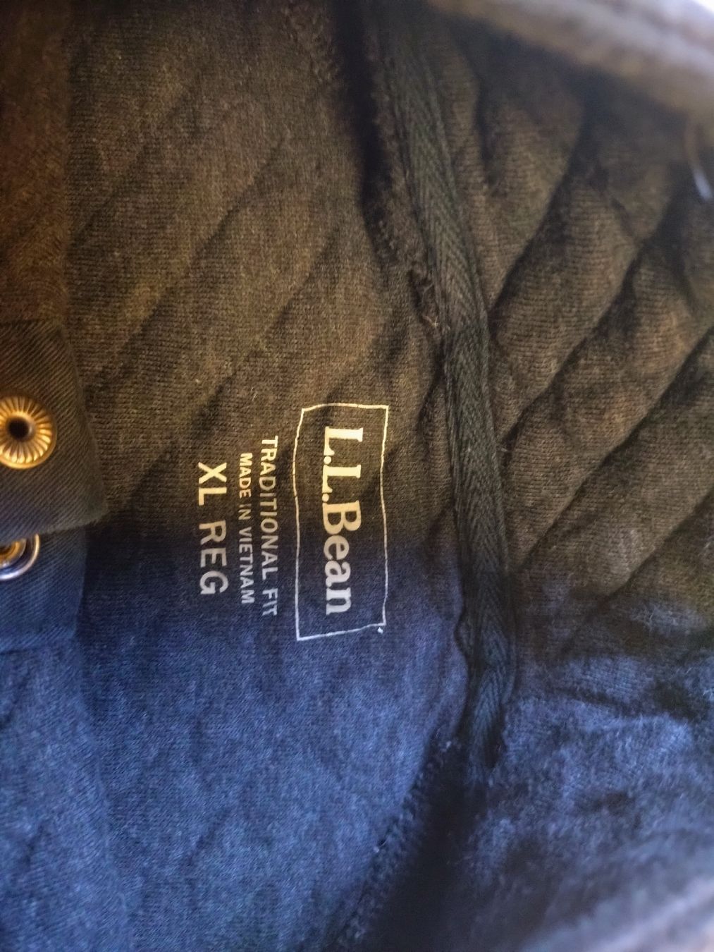 Pullover & Sweatshirts: Pull L.L.Bean matelassé anthracite XL  – Gebraucht aus Farvagny-le-Grand von LaCaverne 4