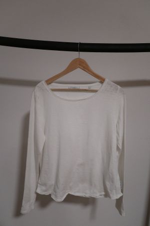 Weisses Marc OʼPolo Longsleeve Damen – Basic