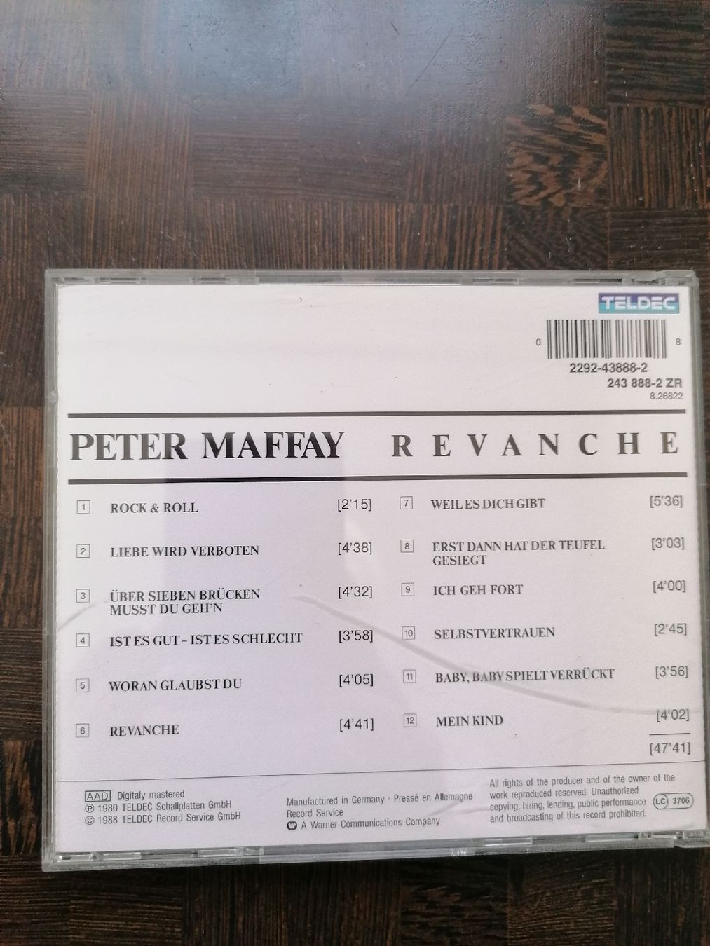 CD: Peter Maffay - Revanche - CD - Top Zustand - Super Hit's – Usato da Pfäffikon ZH venduto da xxmopsxx 1