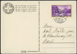 1938 - Pro Patria - Bundesfeierkarte