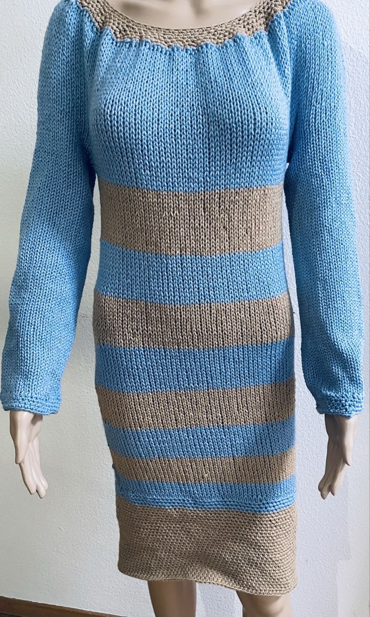 Vestiti: Schönes gestreiftes Strickkleid Gr.M – Nuovo e nell'imballaggio originale da Au ZH venduto da Jaggy4 1
