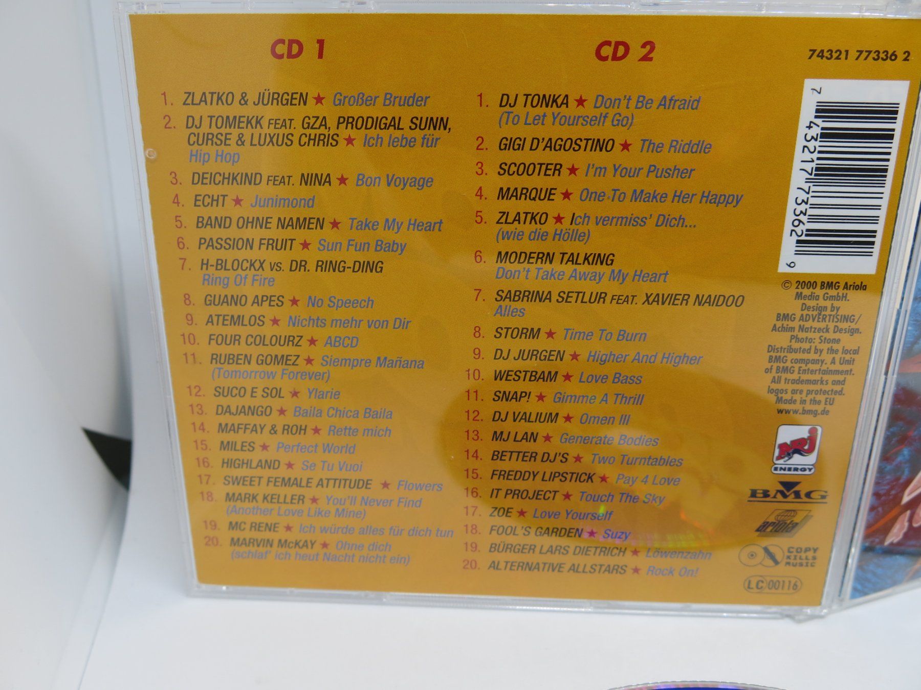 CDs: 2 CD Booom 2000 The Third Guano Apes Scooter Modern Talking – Gebraucht aus Ernetschwil von luisvonerni 1