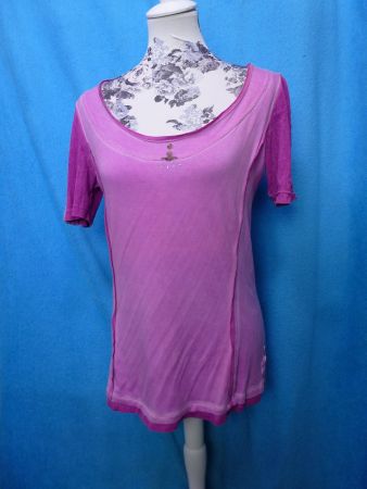 ARTE PURA SHIRT PINK REINE BAUMWOLLE ACCESSOIRES GR L EDEL