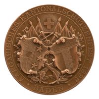 Schützenmedaille AG 1896 Baden